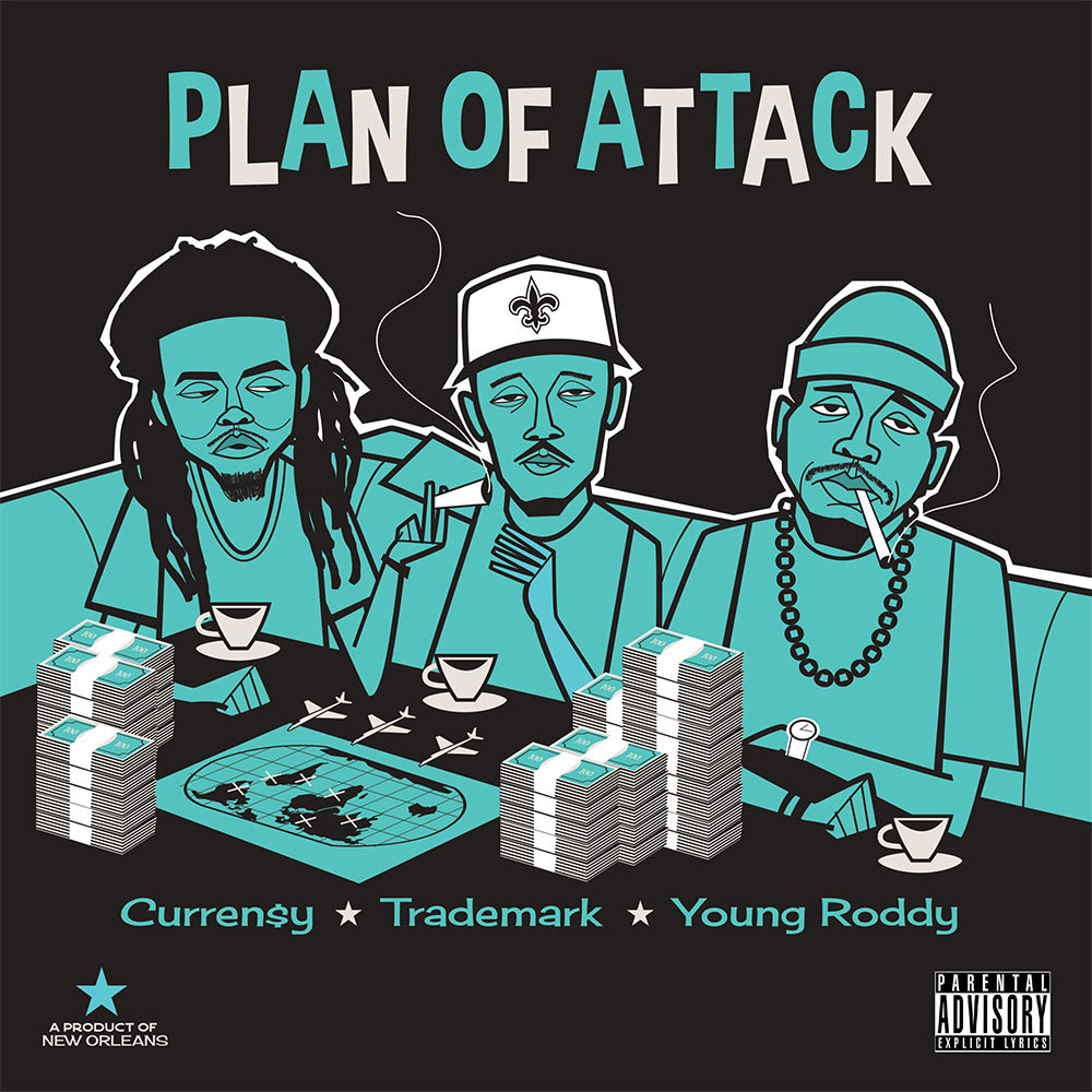 Curren$y Plan of Attack レコード Curren$y, Trademark & Young Roddy - Plan of Attack - Limited