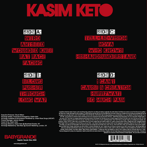 Kasim Keto - Long Car Rides - Clear Vinyl 2XLP