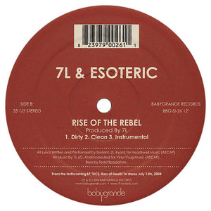 7L & Esoteric - This Is War / Rise of a Rebel (feat. Army of the Pharaohs) - Vinyl 12"